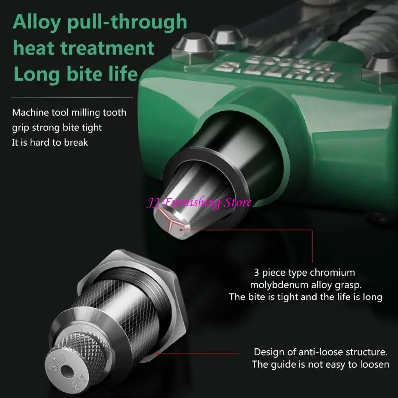 A9LBナットツールマニュアルマンドレルメタルワーキング修理リベット装備ハンドブラインドリベーター