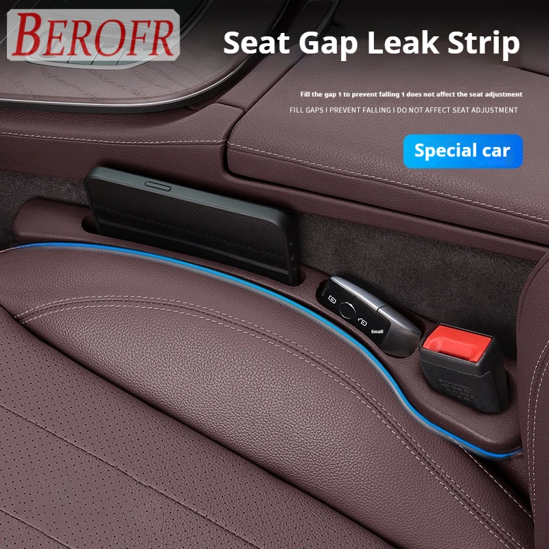 Car Seat Gap Filler Side Seam Plug Strip with Groove Leak-proof Filling Strip For Suzuki SX4 S-cross Grand Swift Jimny Vitara