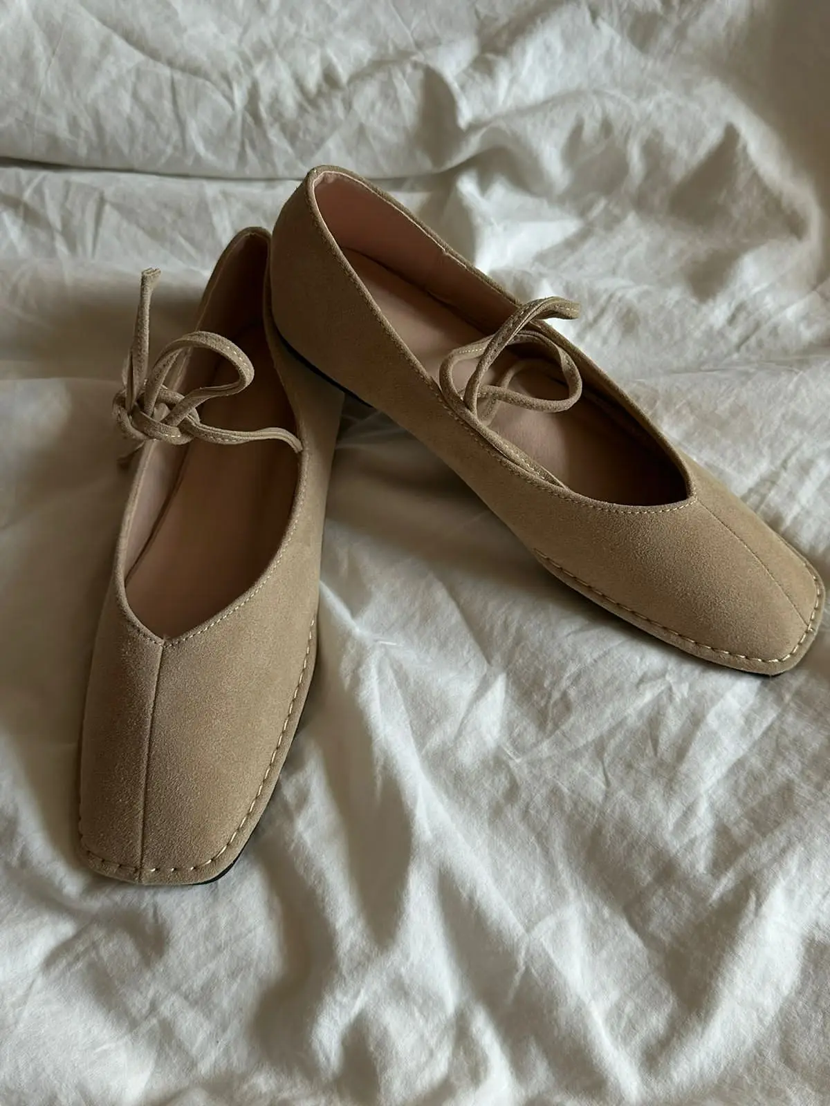 موضة جديدة ساحة تو ماري جينس السيدات الشقق الانزلاق على الأحذية في الهواء الطلق الإناث فراشة عقدة الأحذية لوليتا النساء أحذية مسطحة #4