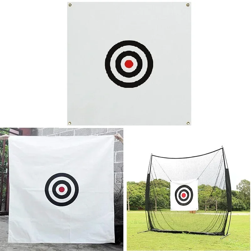 Golf Net Hitting Cage Practice Driving Net Indoor Outdoor High Impact Double Back Stop with Target Training Ball Return Net 1.5m