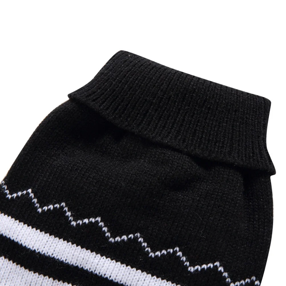 

Puppy Pet Dog Sweater Turtleneck Holiday Clothing Clothes for Small Dogs Knitted