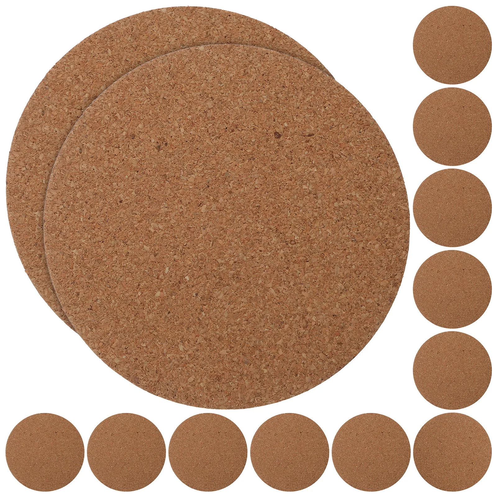 

30Pcs Heat Resistant Cork Cup Mats Anti Scald Coasters for Home Cafe Office Use DIY Craft Projects Cork Coasters