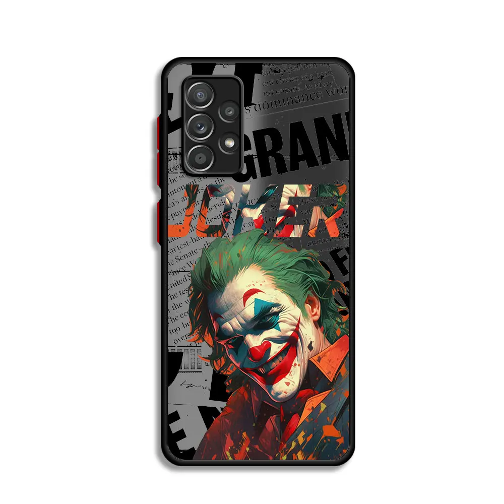 J-Joker Harley Quinn personality Phone Case for Samsung Galaxy A52 A72 A14 A33 A53 A22 A32 A13 A34 A73 A23 A12 A24 A54 Cover