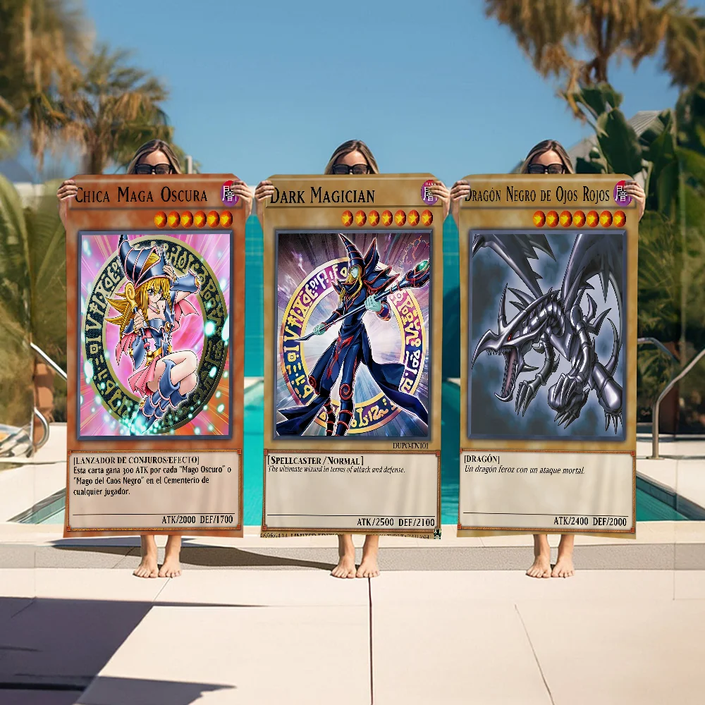 

Yu-Gi-Oh Cards Towel Microfiber Beach Towel Absorbent Quick dry Soft Yoga Swimming Resort Mountain Climbing Towel