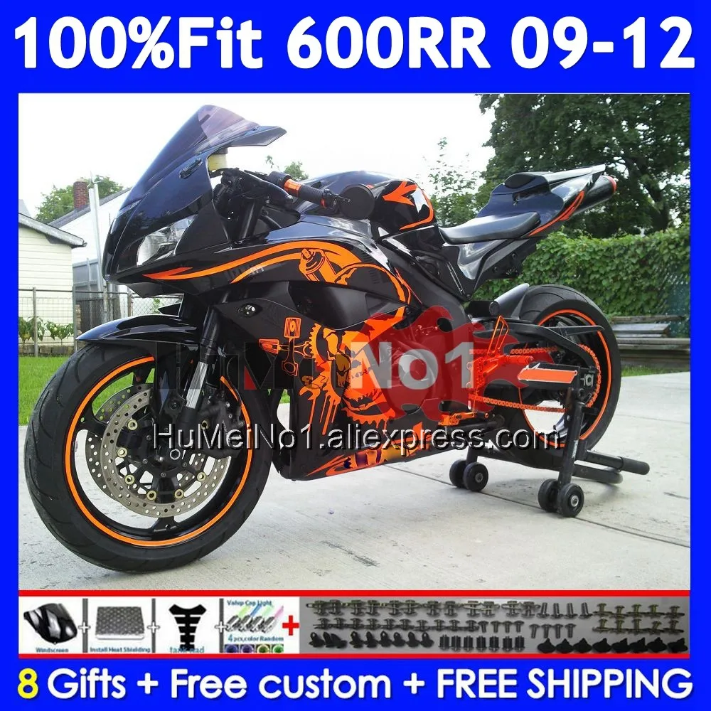 Injection For HONDA CBR600RR CBR 600 RR CC 600RR Matte orange 600CC 43No.62 CBR600 RR 2009 2010 2011 2012 F5 09 10 11 12 Fairing