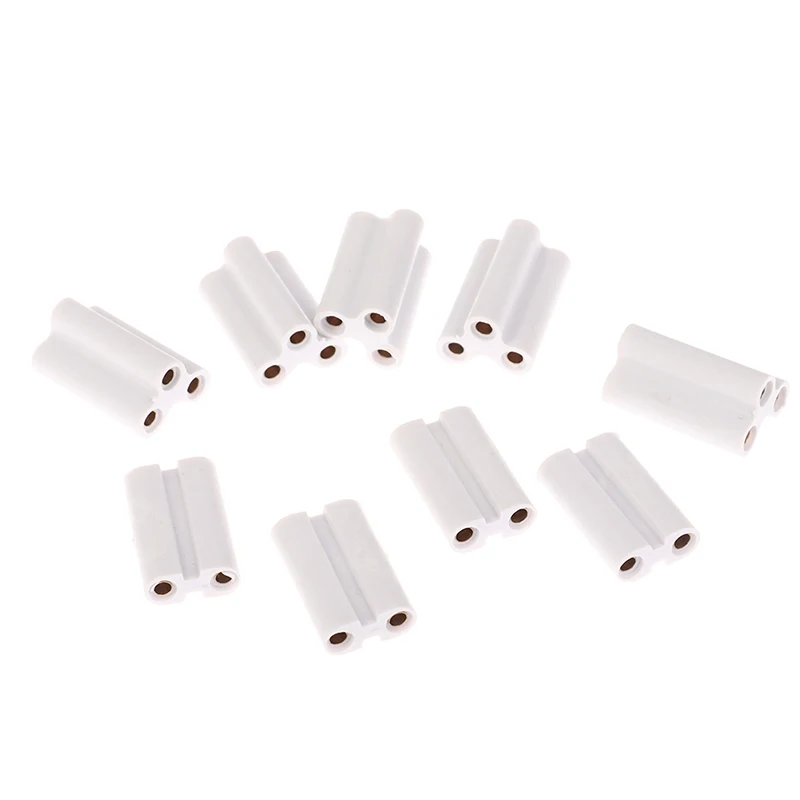 10Pcs Led Light And Fluorescent Connector Seamless Joint Unit Be Used In T5 T8 Tube Lamp 2 Pins 3 Pins Connectors Joints