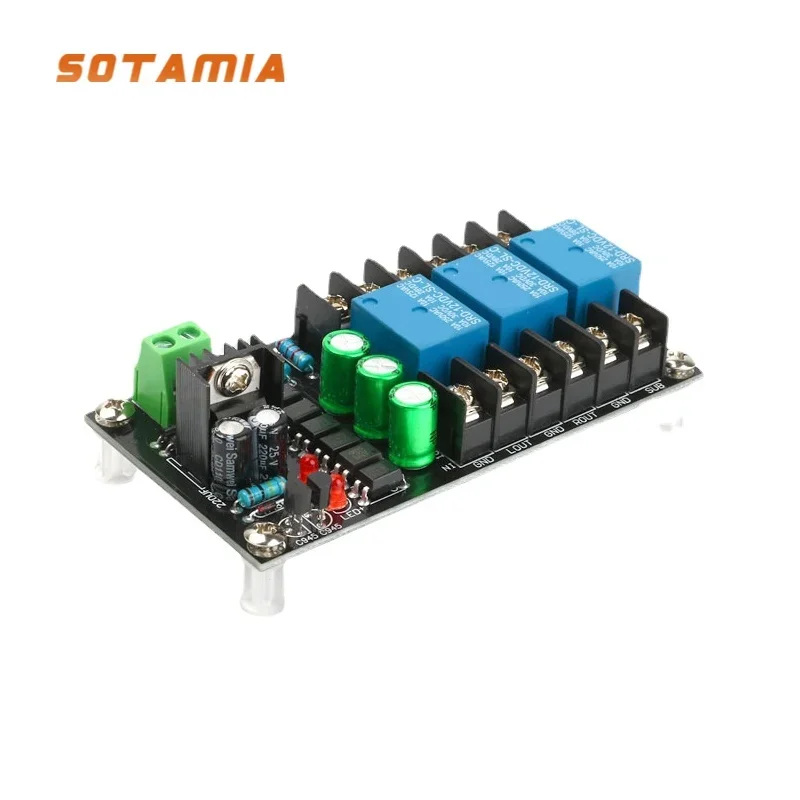 

SOTAMIA 2,1-канальный цифровой усилитель мощности класса D, плата защиты аудиодинамика, защита класса A, задержка динамика
