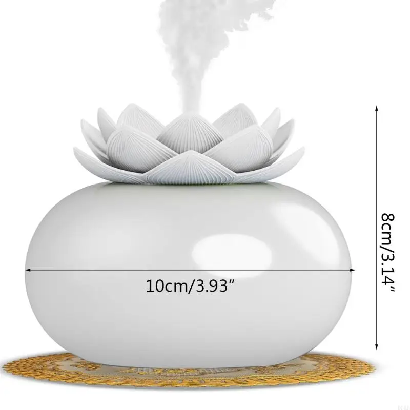 D0AB Phòng ngủ Hương thơm Discuser Electric Air Humidifier Sultrasonic tinh dầu khuếch tán món quà ngày lễ cho người bạn gia