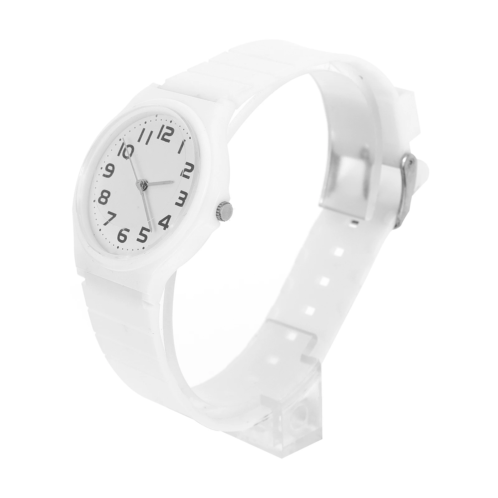 

Lovely Waterproof Quartz Watch for Girls and Boys Abs Pu Strap Safe Sturdy Comfortable Student Children's Day Gift