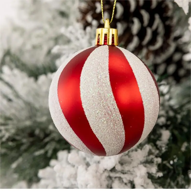 

Wholesale 2.3inches Christmas Ball Christmas supplier Decorations Set Christmas Tree Decoration Plastic Balls ornament