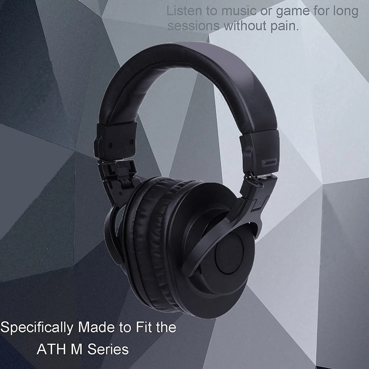 وسادات أذن بديلة M50X متوافقة مع سماعات الرأس Audio Technica ATH M50 M50X M50XBT M50RD M40X M30X M20X MSR7 SX1