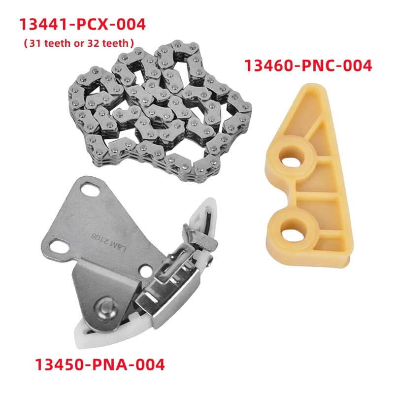 13441-PCX-004 Oil Pump Chain Kits For Honda S2000 Type R EP3 ITR Tacura RSX K20 Engine Timing Chain Stopper 13450PNA004