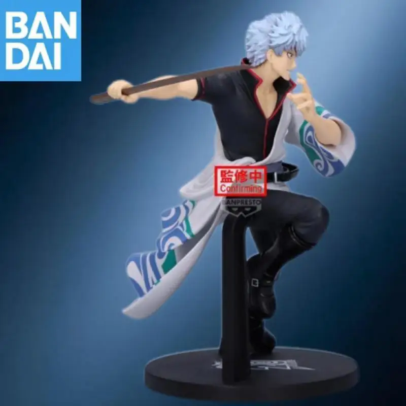 

Genuine Bandai Namco Banpresto Vibration Stars 20Th Ver Anniversary Sakata Gintoki Pvc 17Cm Figure Model Toy Desktop Ornament