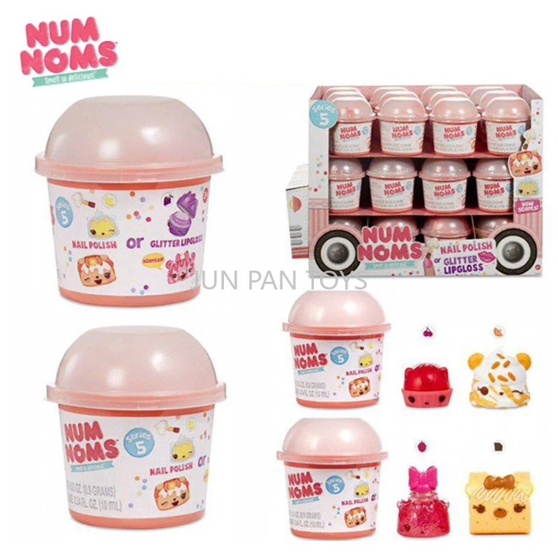 

Original Num Noms Smell So Delicious Series 5 Nail Polish or Lip Gloss Mystery Pack Kawaii Surprise Toys for Girls Birthday Gift