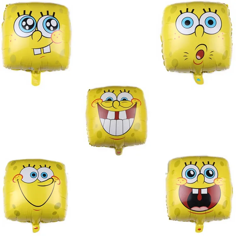 1pcs SpongeBob SquarePants Patrick Star Styling Foil Balloons Children's Birthday Party Decorations Baby Shower Cartoon Balloons