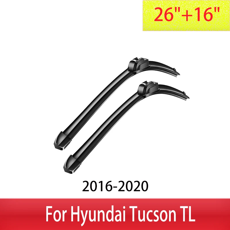 

Car Wiper Front Wiper Blades Set For Hyundai Tucson TL 2016 -2020 Windshield Windscreen 26"16" windshield wiper blade
