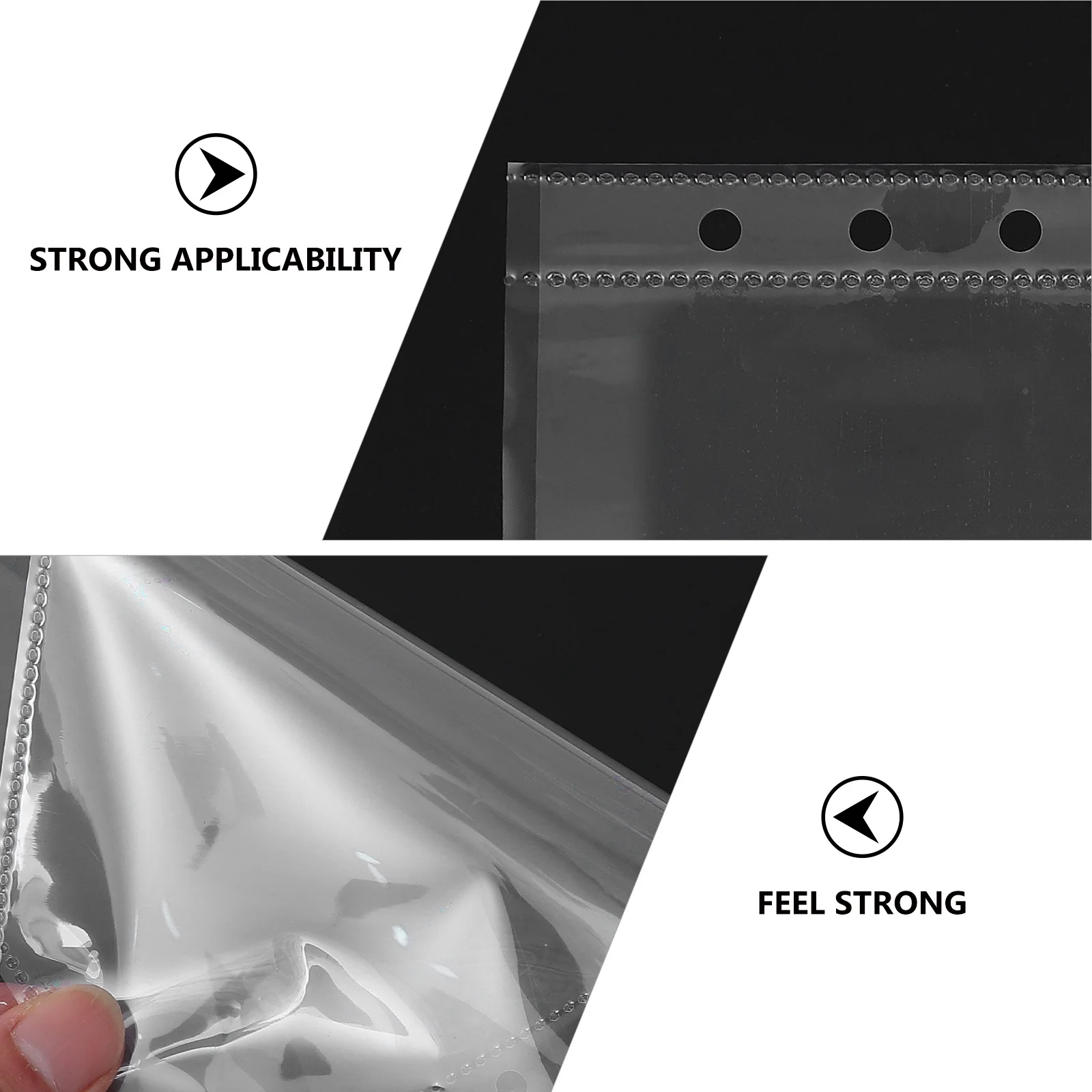 

1 pc Plastic Display Book Transparent Inner Page Bag For Id Certificate Game Picture Storage Album Smooth