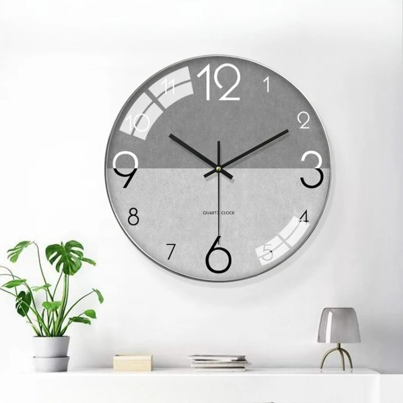 Living room clock, minimalist clock, creative bedroom, Nordic atmospheric clock, silent, fashionable, personalized wall clock