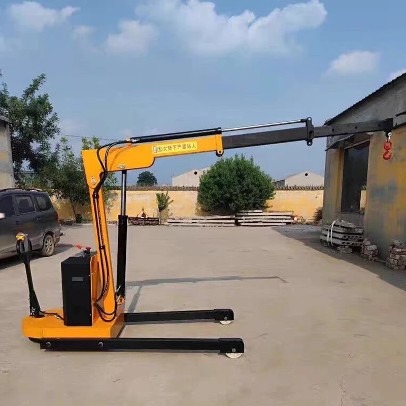 New 1 Ton Rotating Hydraulic Telescopic Cable Exclusive Foreign Trade 2 Ton Electric Mobile Jib Crane For Efficient Loading