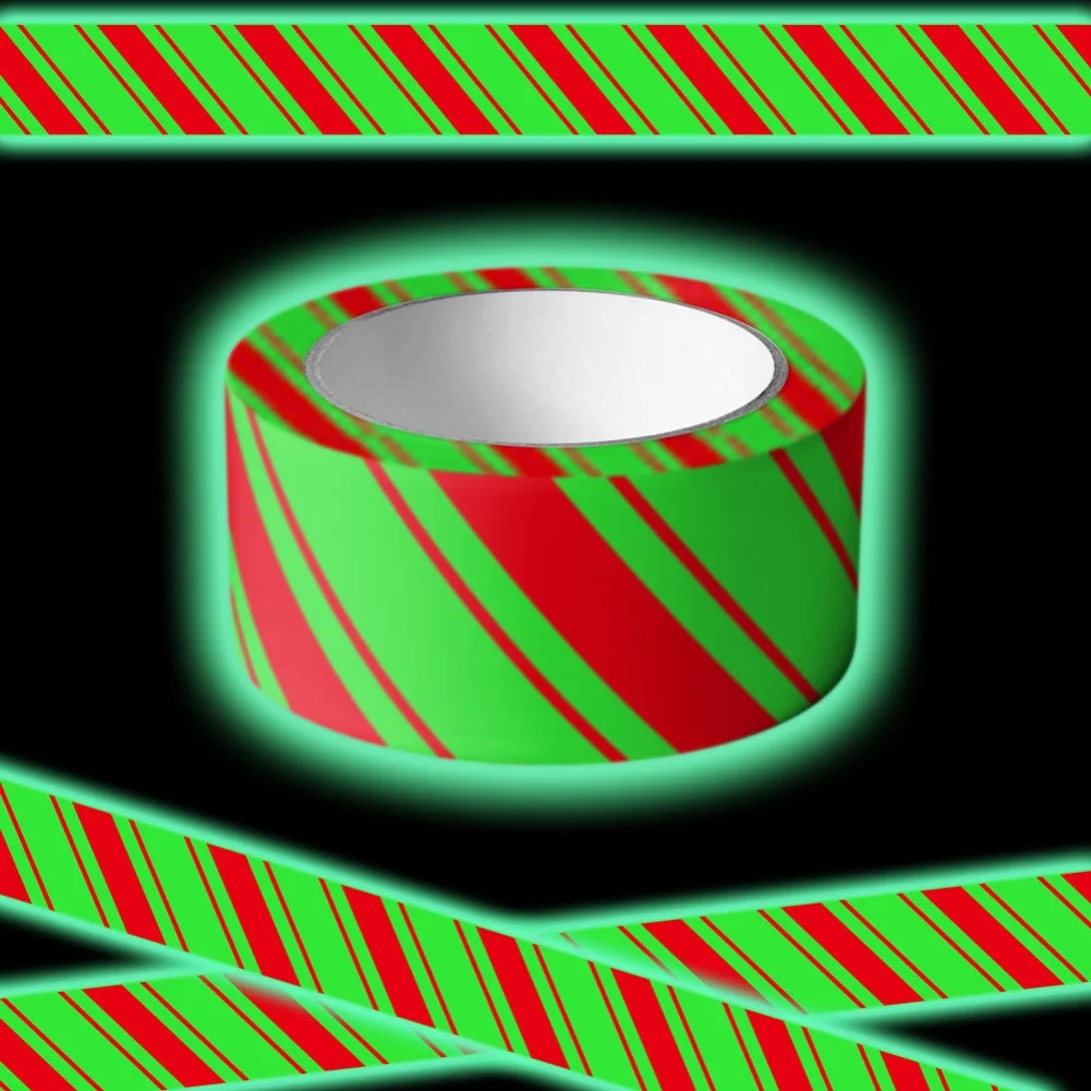 

1 шт., рождественская упаковочная лента и зеленые ленты, рождественская декоративная упаковочная лента, сильная адгезия для праздничной упаковки, домашний декор