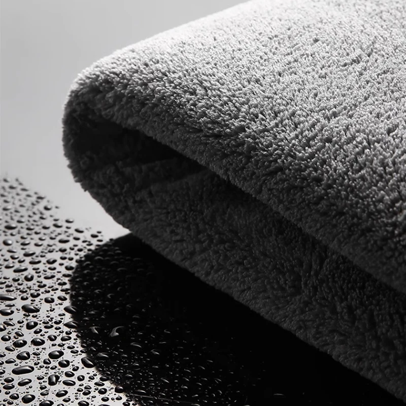 35cmX75cm High-end Microfiber Auto Wash Towel Car Cleaning Drying Cloth Hemming Car Care Cloth Detailing Car Wash Towel