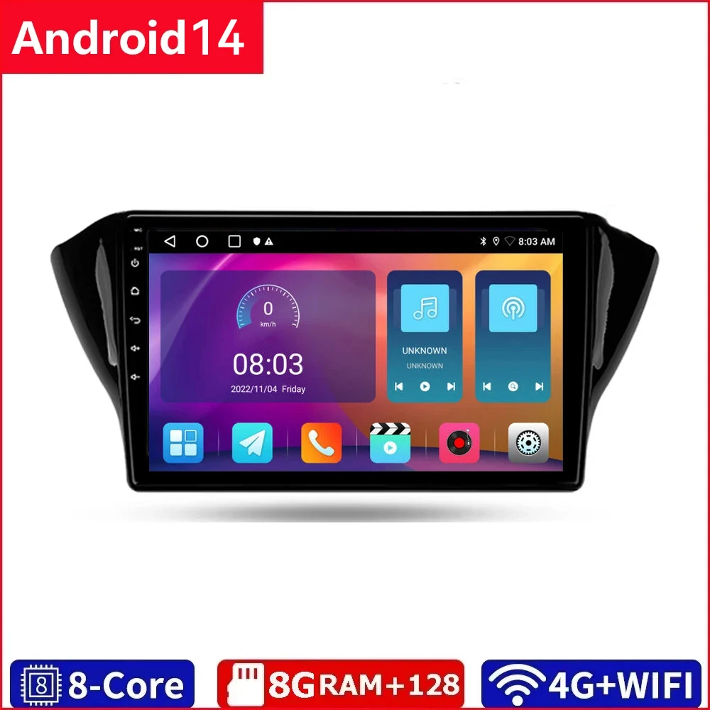 

Android 14.0 For Geely GS 2016 - 2020 Emgrand EC7 1 2018 - 2020 Car Radio Stereo Multimedia Video Player Navigation GPS 4G+WIFI