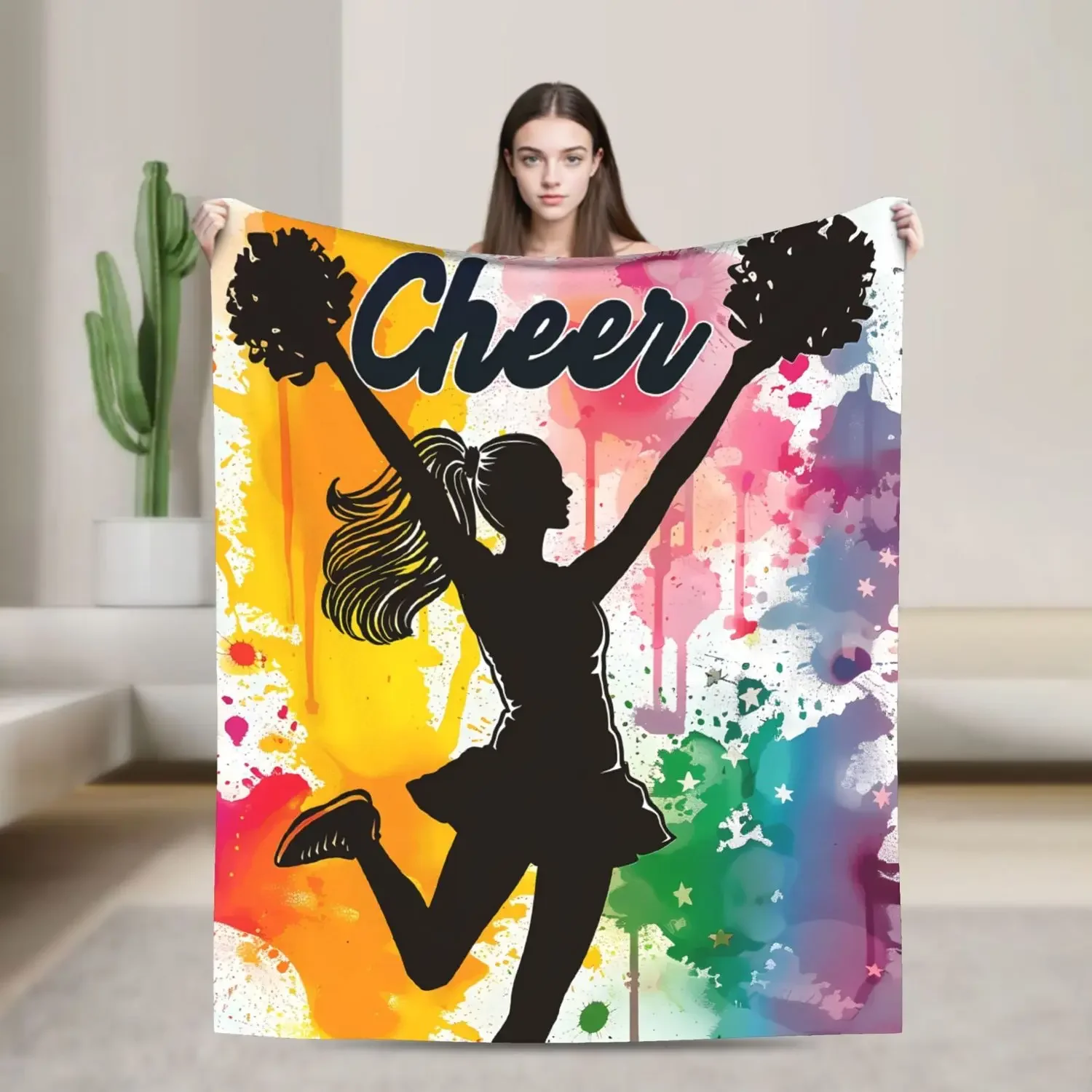

Плед из фланели Cheer Design: Мягкий современный плед для домашнего декора