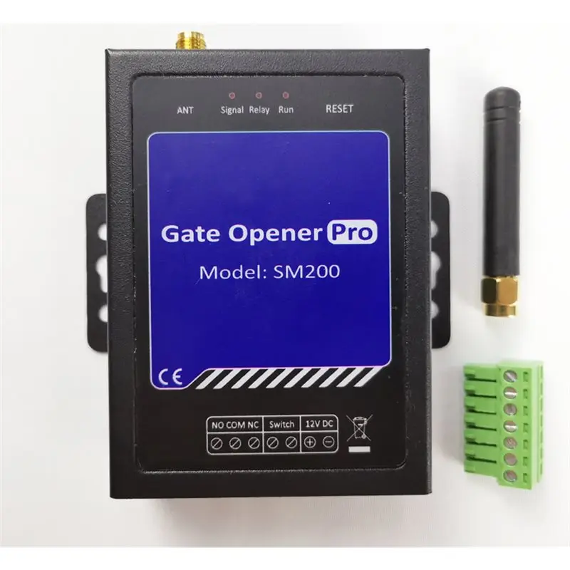 【تخفيضات سريعة】مفتاح مرحل واحد لفتحة بوابة جراج متأرجحة منزلقة أوتوماتيكية 4G GSM للتحكم عن بعد فتاحة بوابة تشغيل/إيقاف #4