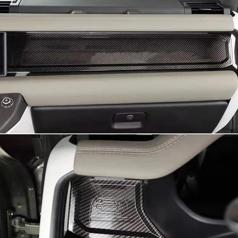 2020-2024 Year De-fe-nd-er Central Control Instrument Panel 90/110/130 Interior Modification Accessories With Logo Car Auto Part