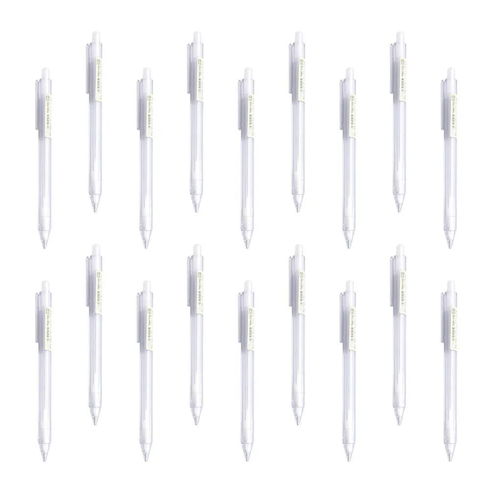 

50Pcs Automatic Mechanical Pencil Transparent Design Smooth Grip Easy Use School Office Writing Drawing Sketch Mechanical
