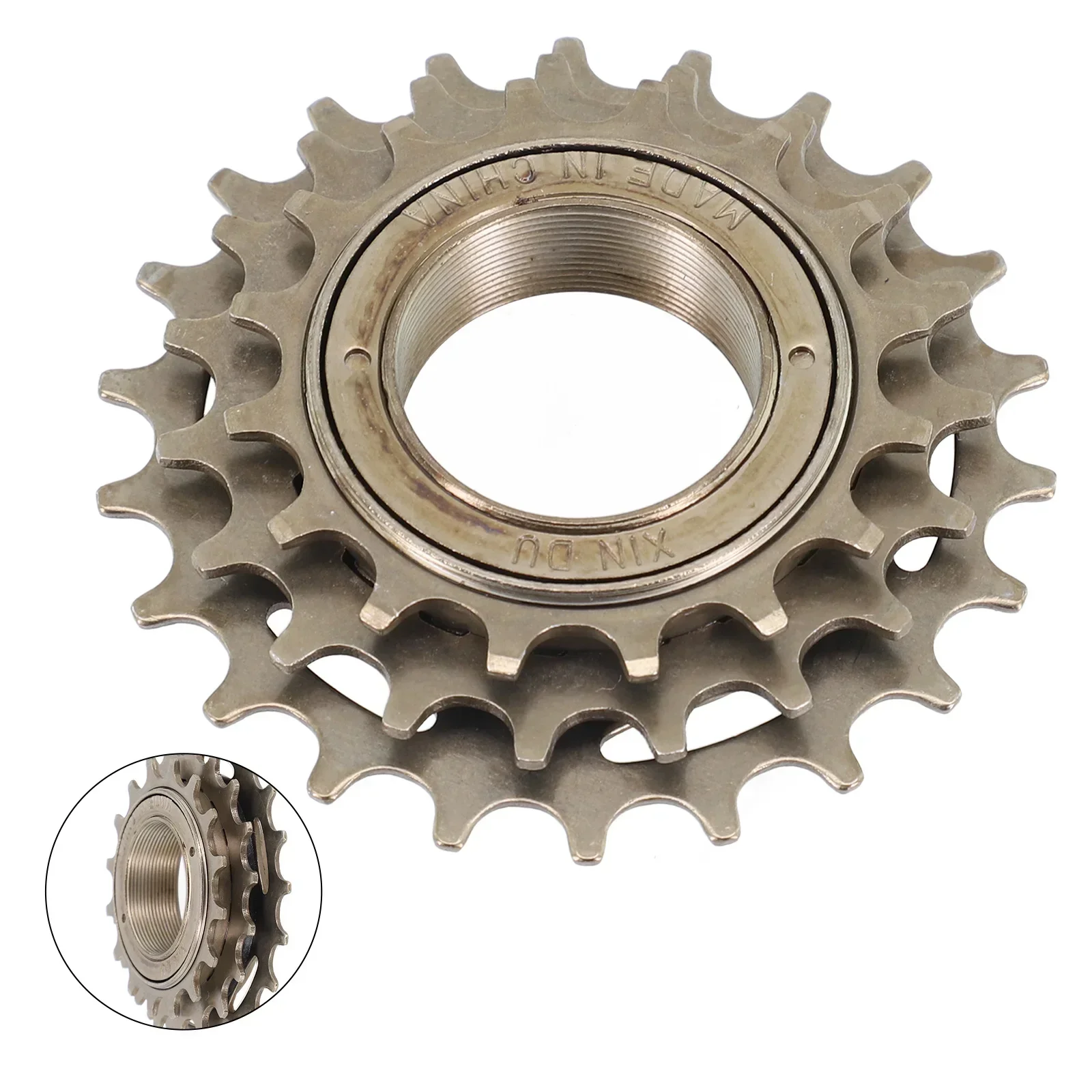 Bicycle Freewheel 3 Speed 16/19/22T Bike Screw On Flywheel Cycling Part High Quality Steel Cassette Sprocket For 34mm Rotary Hub