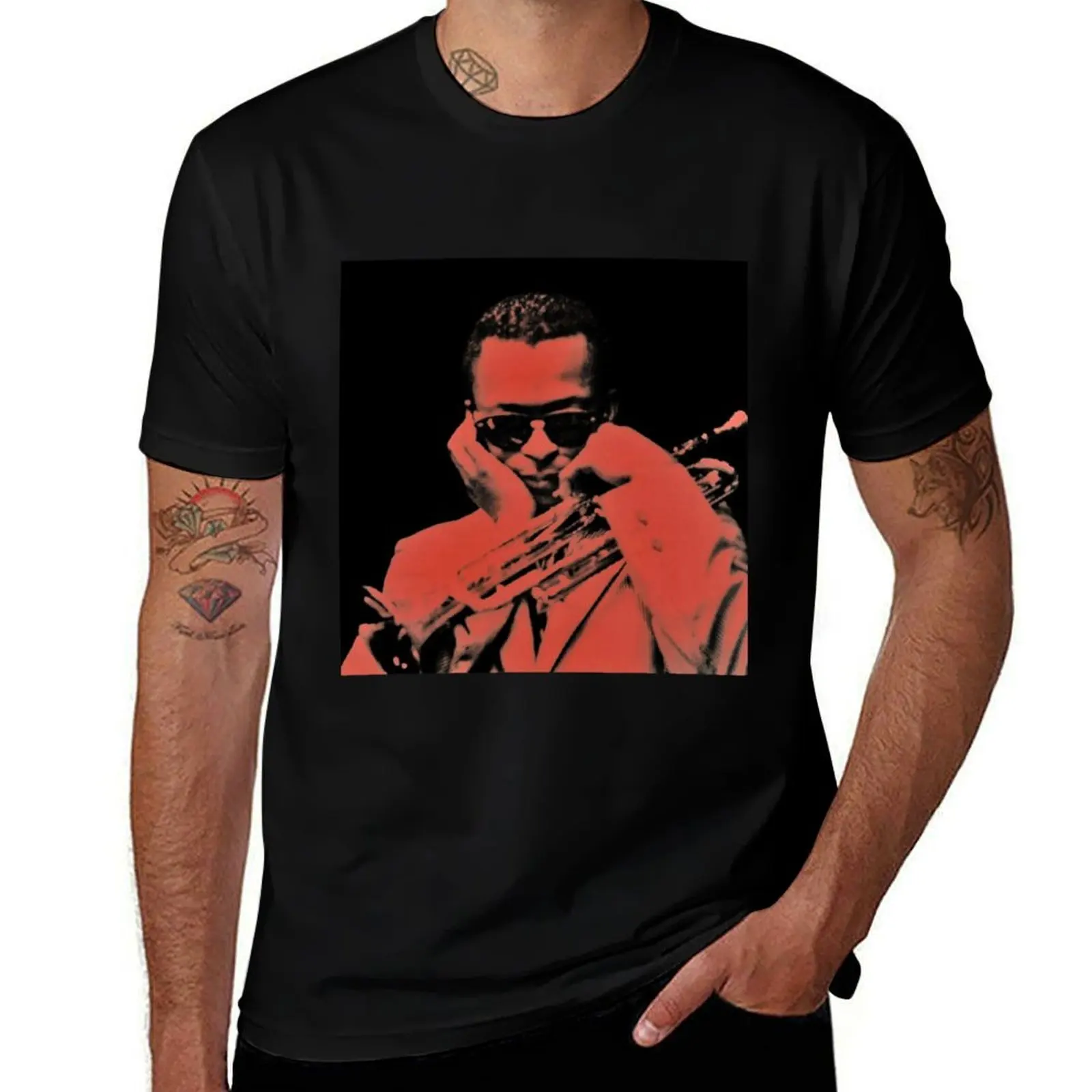 

Miles Davis (musician) T-Shirt Sports Casual Breathable Tee Shirt