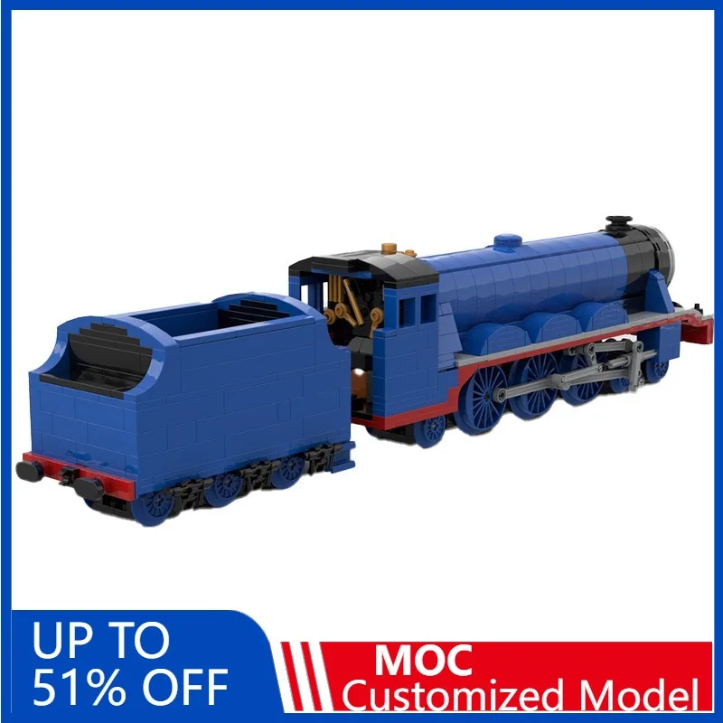 

1075 PCS MOC Steam Locomotive Model Building Blocks Bricks Creative Assembly Educational Children Toys Christmas Display Gifts
