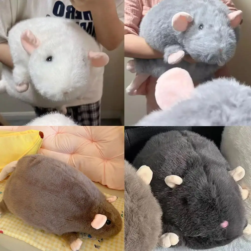 Simpatico peluche bambola topo cartone animato morbido fiore di grandi dimensioni ramo ratto animale divano cuscino di tiro cuscino regalo di compleanno arredamento