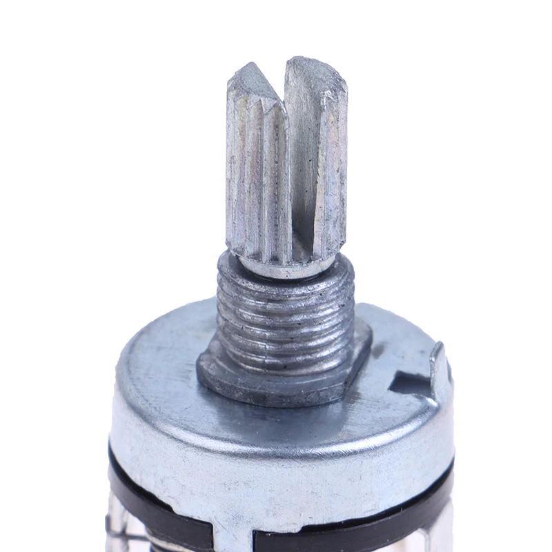 5Pcs RV17 With Switch Potentiometer B1K 2K 5K 10K 20K 50K Handle Length 15mm 5Pin Carbon Film