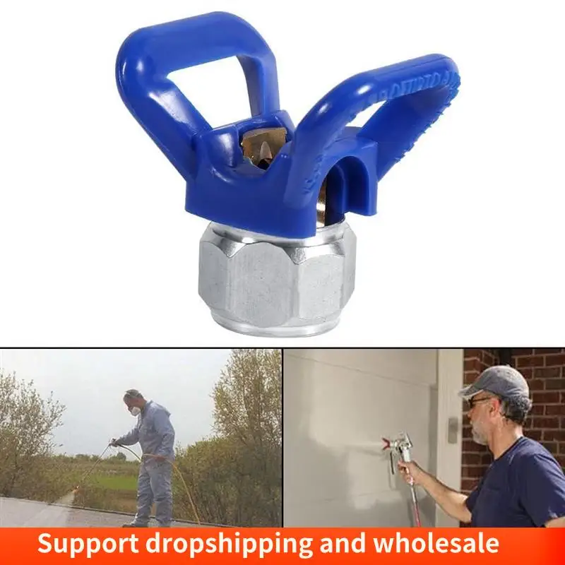 AA86 246215 7/8 นิ้ว Tip Guard ฐาน G7/8 เคล็ดลับ Reversible Sprayer Tip หัวฉีด Handtite สําหรับ Airless Paint Sprayer เครื่องมือ 246-215
