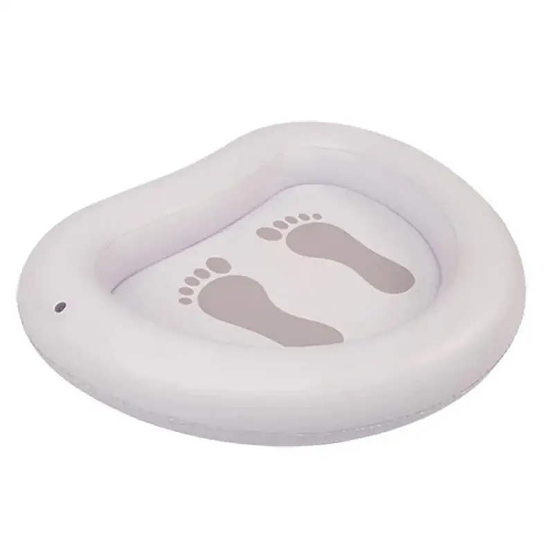 1 Pcs Inflatable Pool Foot Bath Basin Multifunctional Design Ideal For Both Underground & Above Ground Swimming Pools Hot Tub