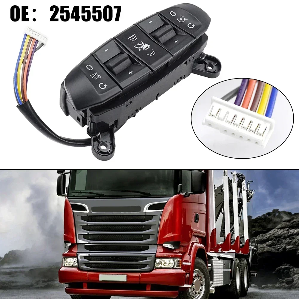 Enhance Your For Scania Truck's Interior with the 2545507 Speed Cruise Control Switch Panel Sleek Design and Simple Installation