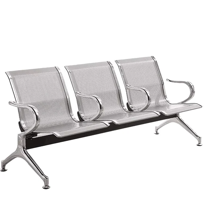 

BDEC201 3-Seater Steel Coated Airport Waiting Chair Clinic Hospital Chair for Hospital Waiting Room