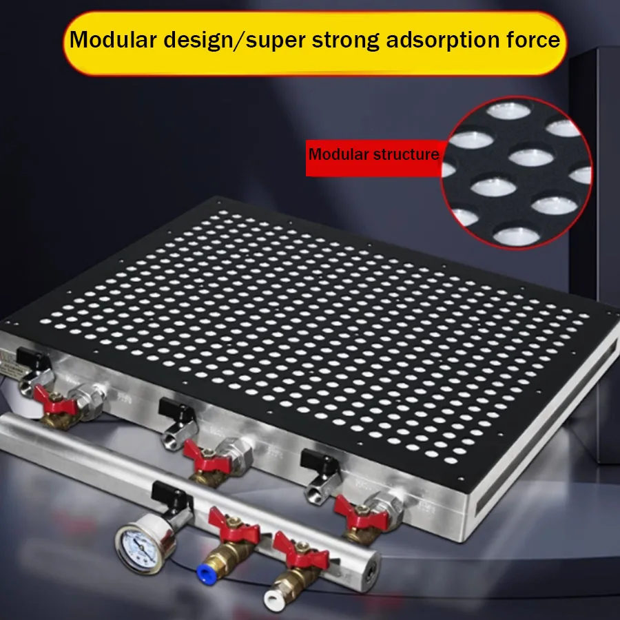 CNC vacuum suction cup industrial multi-point porous vacuum suction cup strong suction platform without sealing strip