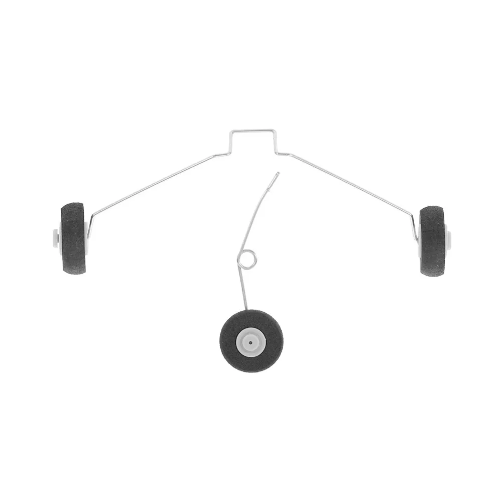 PP,Metal RC Airplane Landing Gear Small Lightweight RC Airplane Landing Wheels for Z51 RC Airplane Foam Hand Throwing Glider