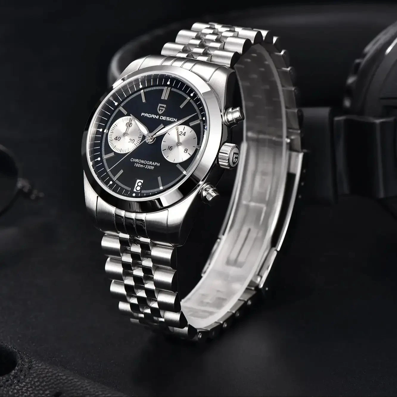 2024 PAGANI DESIGN Sports Quartz Chronograph 1775 Men Watches Sapphire Stainless Steel Diving Clock Montre Homme Waterproof