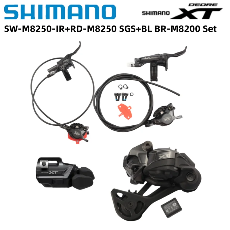 

Shimano NEW Deore XT Di2 M8250 12 Speed SW-M8250 IR RD-M8250 SGS BL BR-M8200 Wireless Electronic For MTB With EC-DN100 Charger