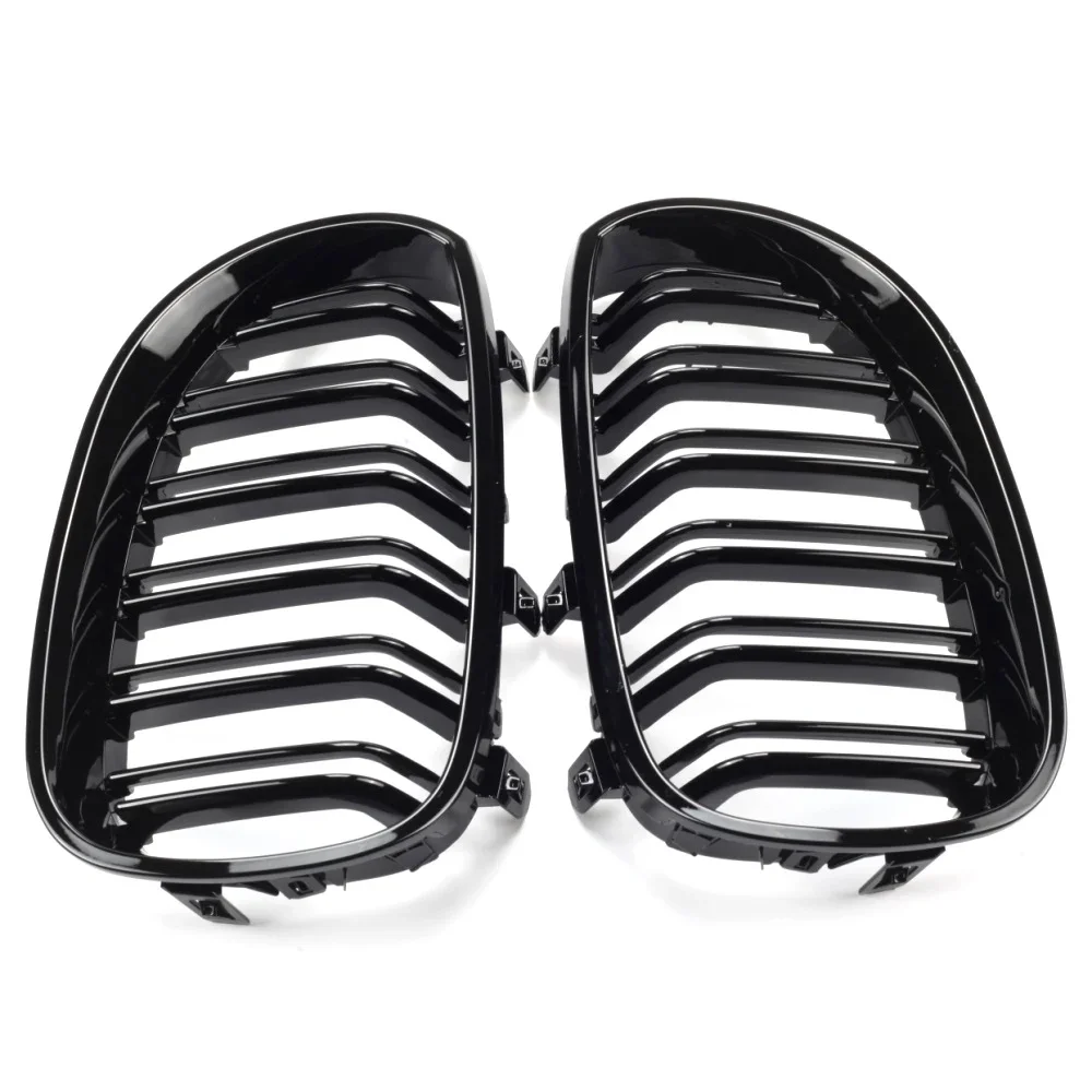 Grelha de Rim para-choques dianteiro, Malha para Grelha, Linha Dupla, Kit de Corpo de Reajuste, BMW E60, M5, E61, 520i, 545i, 550i, 535i, 2003-2010,