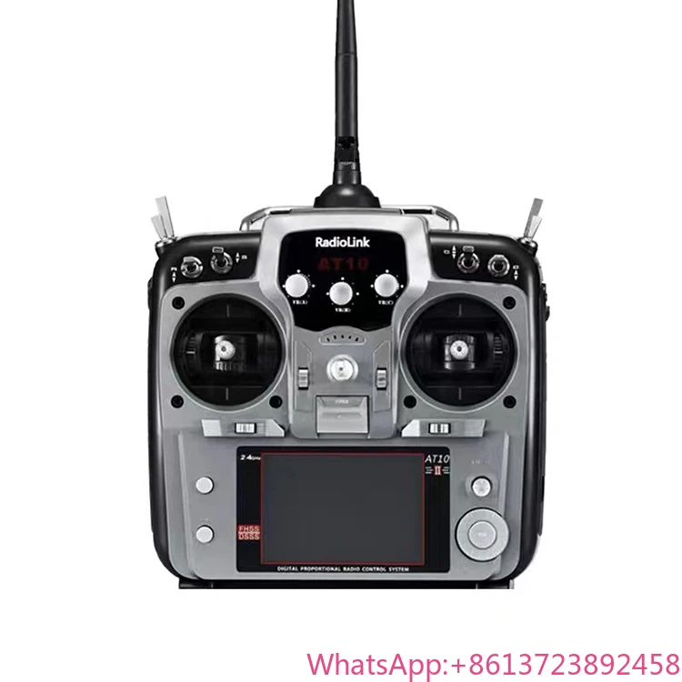 

High Quality Remote Controller RadioLink AT10 II 2.4G 12CH RC Transmitter With R12DS Receiver