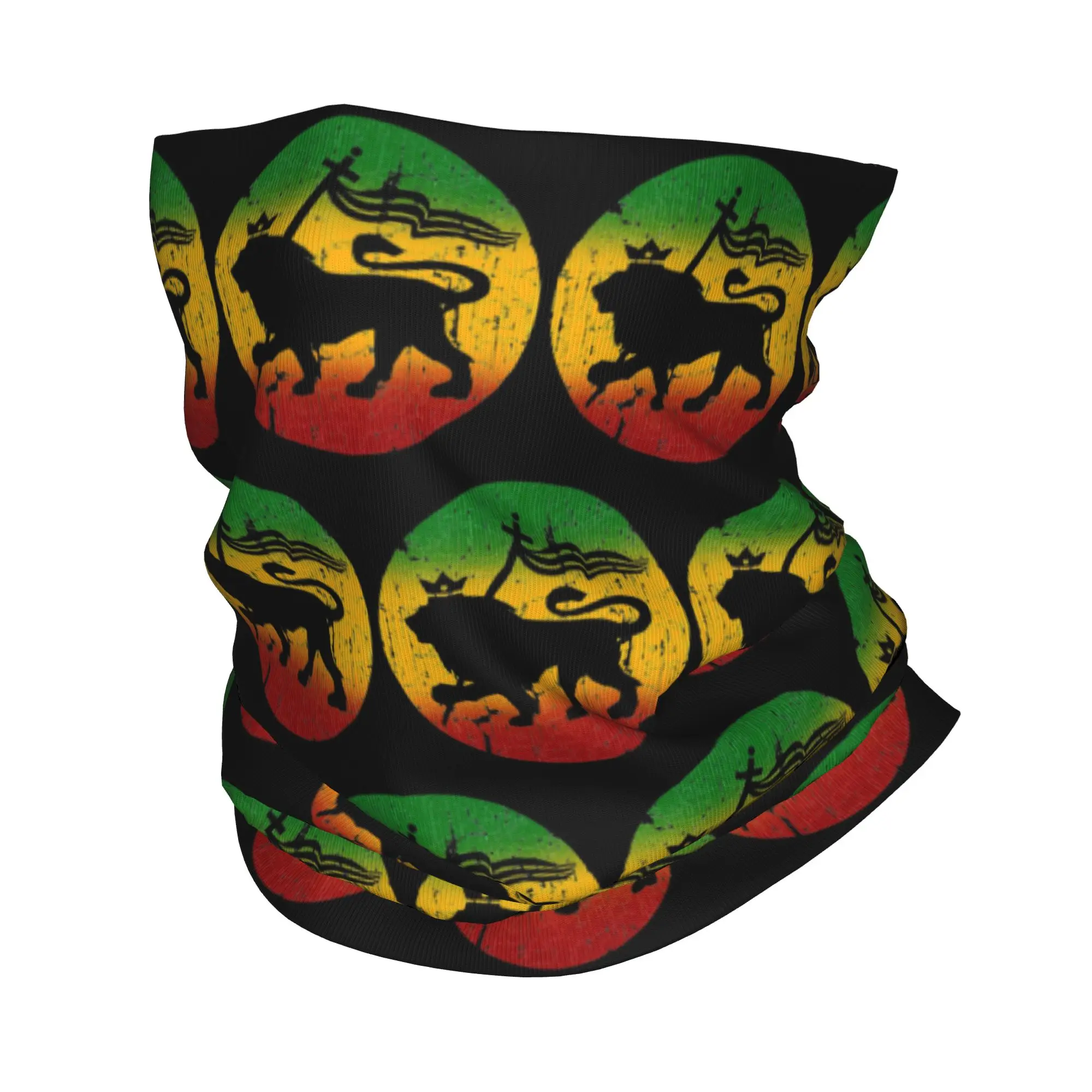 

Лев Юды Раста Ямайская регги Бандана на шею Маска с принтом Шарф Головные уборы Пеший туризм Рыбалка Для мужчин Женщин Взрослых Зима
