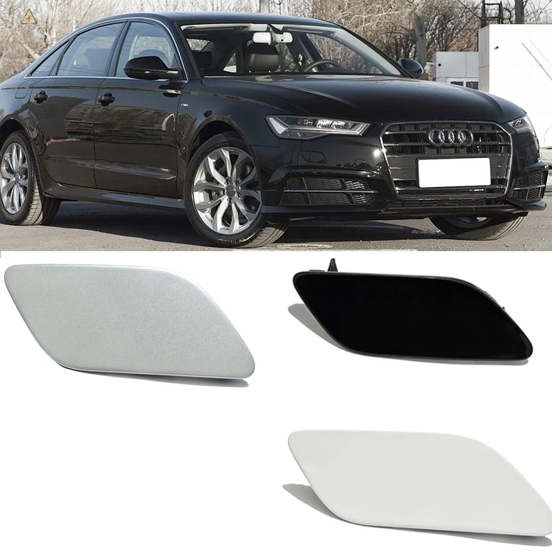 

For 18 sport Audi A6 front bumper headlight spray cover, headlight spray gun cover, cleaning decorative cover, decorati