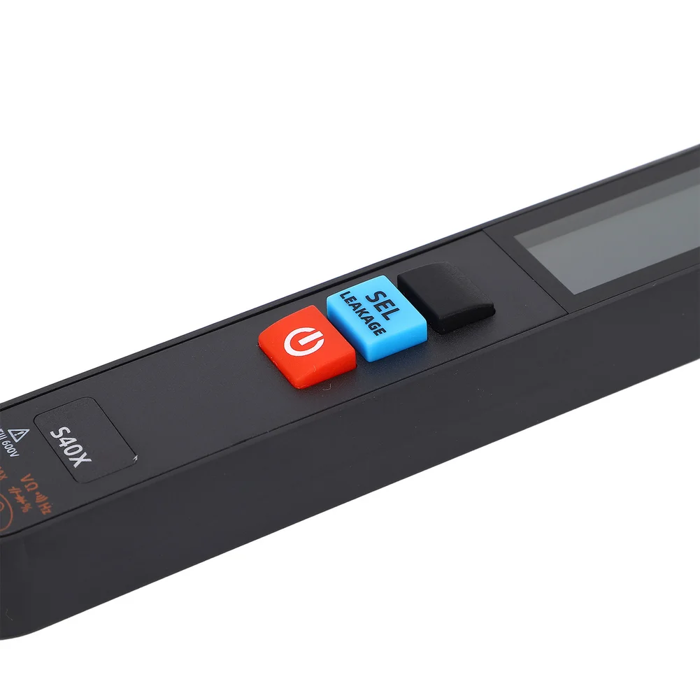 S40X Smart Leakage Current Tester with 6000 Count LCD Display Rechargeable Battery for Electricians and Maintenance Teams