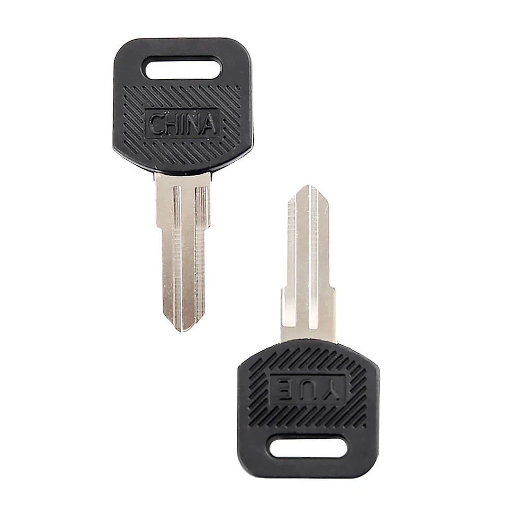 

50PC Customized Universal Key Blank Key Uncut for Residential House File Cabinet Door Keys (double Slot, Right)