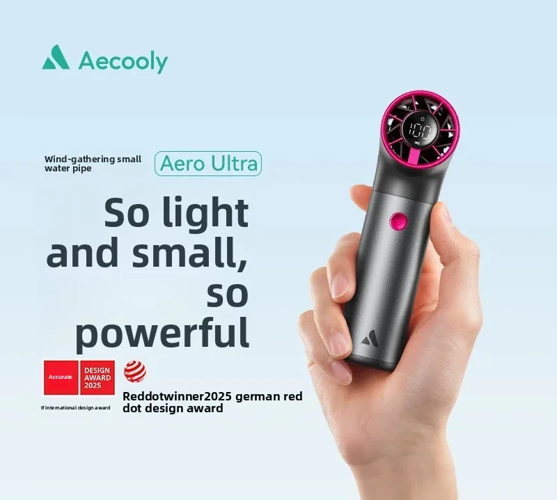 Gathering wind small water pipe handheld small fan mini cooling artifact  usb turbine life large wind outdoor portable